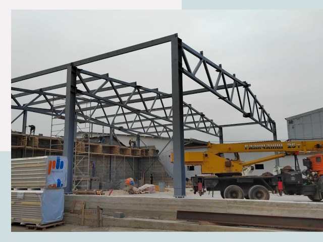 Строительство цехов в Канске