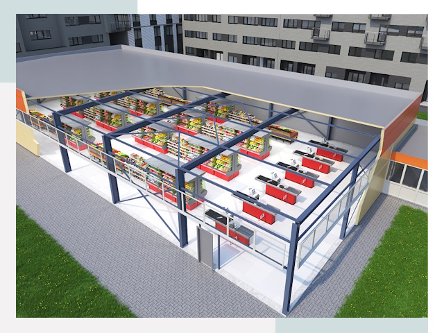 Строительство магазинов в Канск от 656 руб. за м²