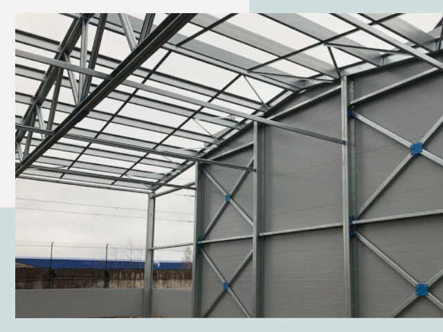 Каркасные ангары от СтальСтрой-Кнс по цене от 656 руб.