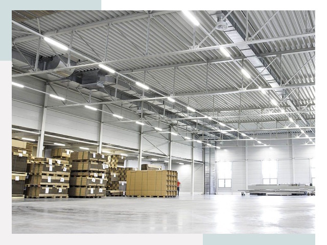 Освещение ангаров в Канске