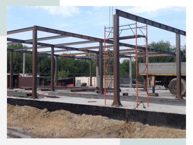 Фундамент для ангаров в Канске