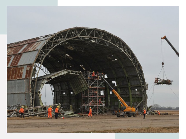 Демонтаж ангаров в Канске