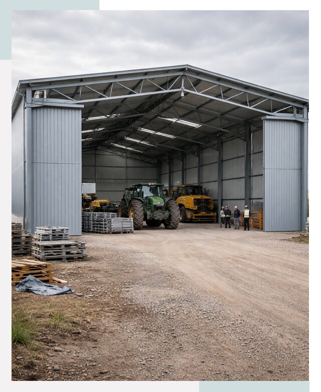 Ангары для сельхозтехники в Канске от 21858 р. | СтальСтрой-Кнс