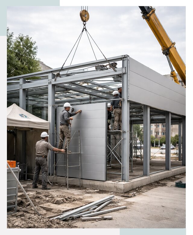 СтальСтрой-Кнс: торговый павильон под ключ в Канске от 38252 р.