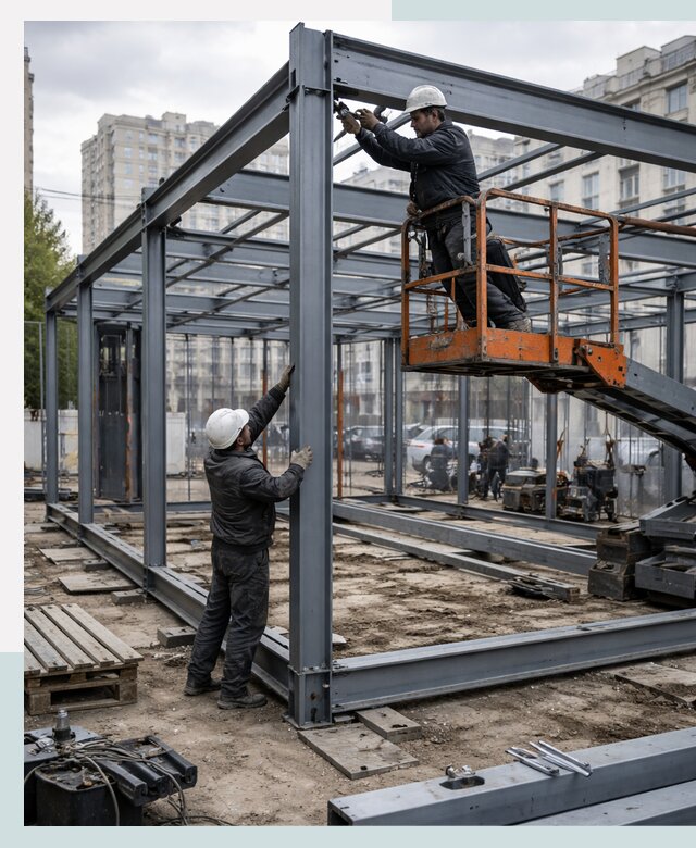 Строительство и монтаж торговых павильонов под ключ в Канске