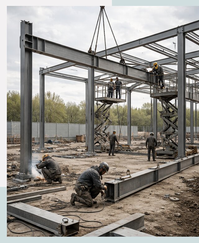 Строительство выставочных павильонов из металлоконструкций в Канске