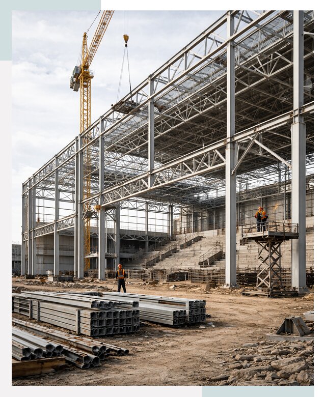 Строительство спортивных комплексов в Канске от 32787 р. | СтальСтрой-Кнс